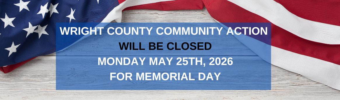 All WCCA offices will be closed for Memorial Day, Monday, May 25th.